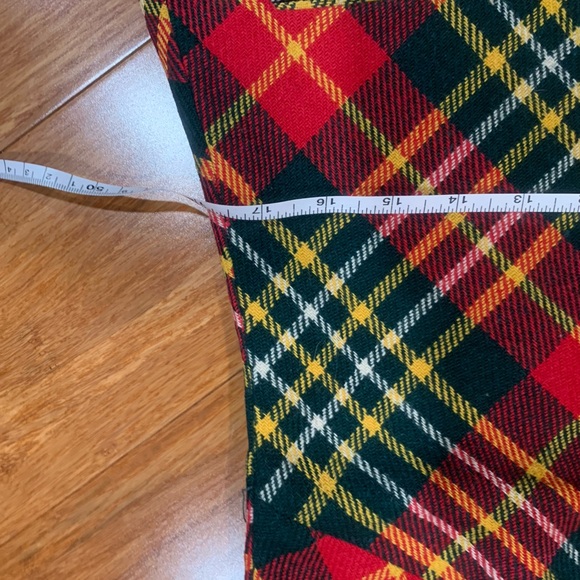 Vintage Bobbie Brooks Plaid Button-Up Vest/flare pant set approx size 8 - Picture 5 of 16